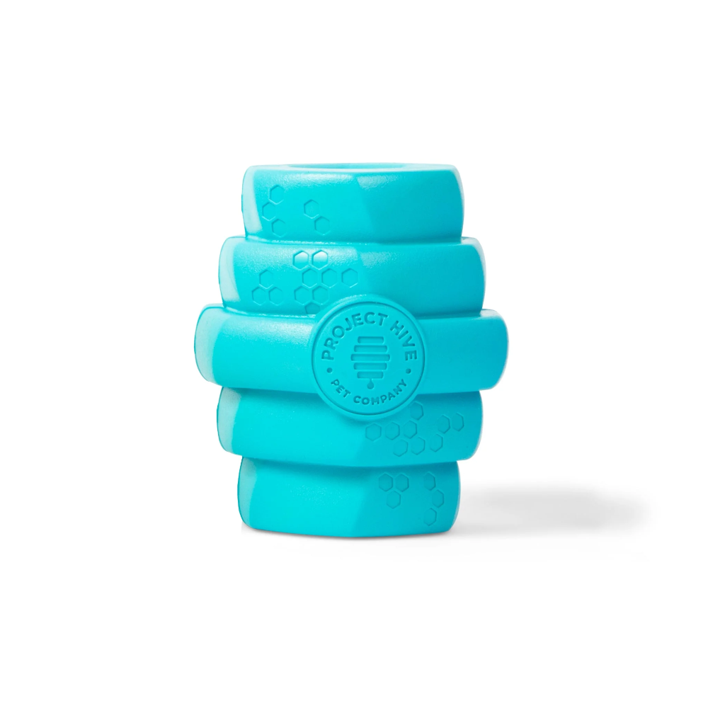 jouet pour chien hive chew scent toy bleu