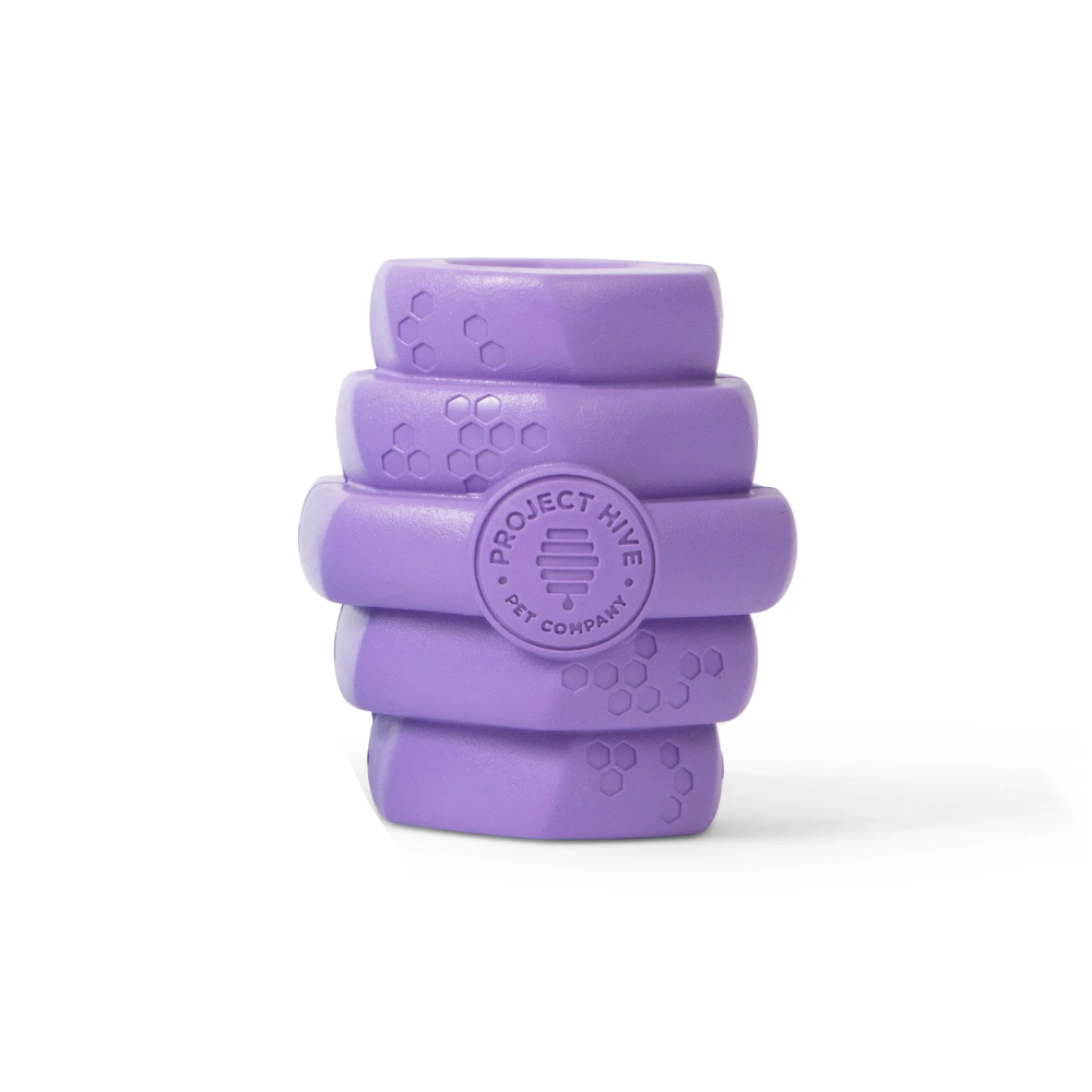 jouet pour chien hive chew scent toy mauve