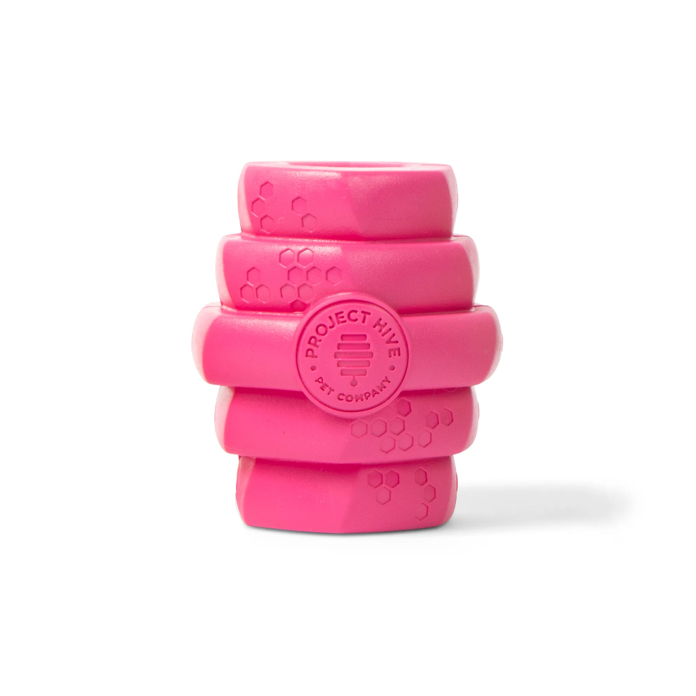 jouet pour chien hive chew scent toy rose