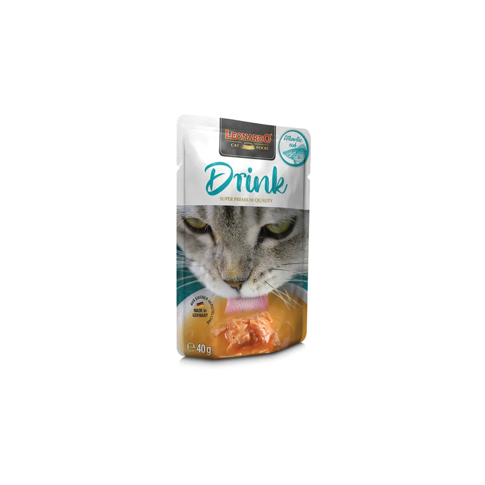 boisson pour chat cabillaud