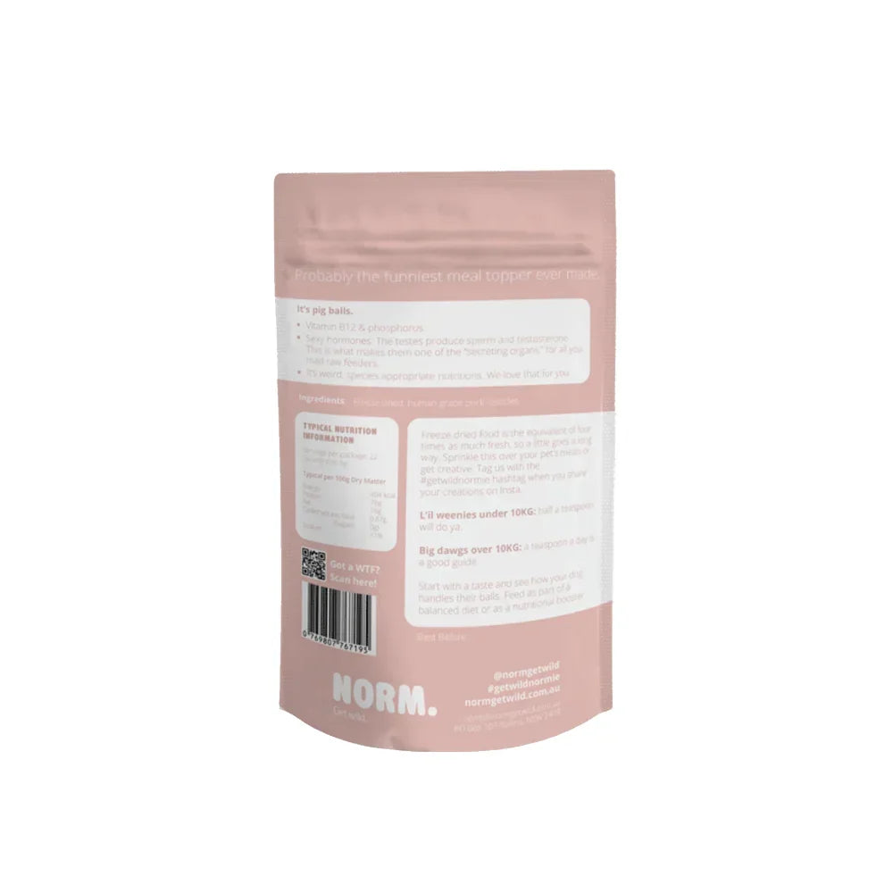norm topping boules de cochon lyophilisee meal topper