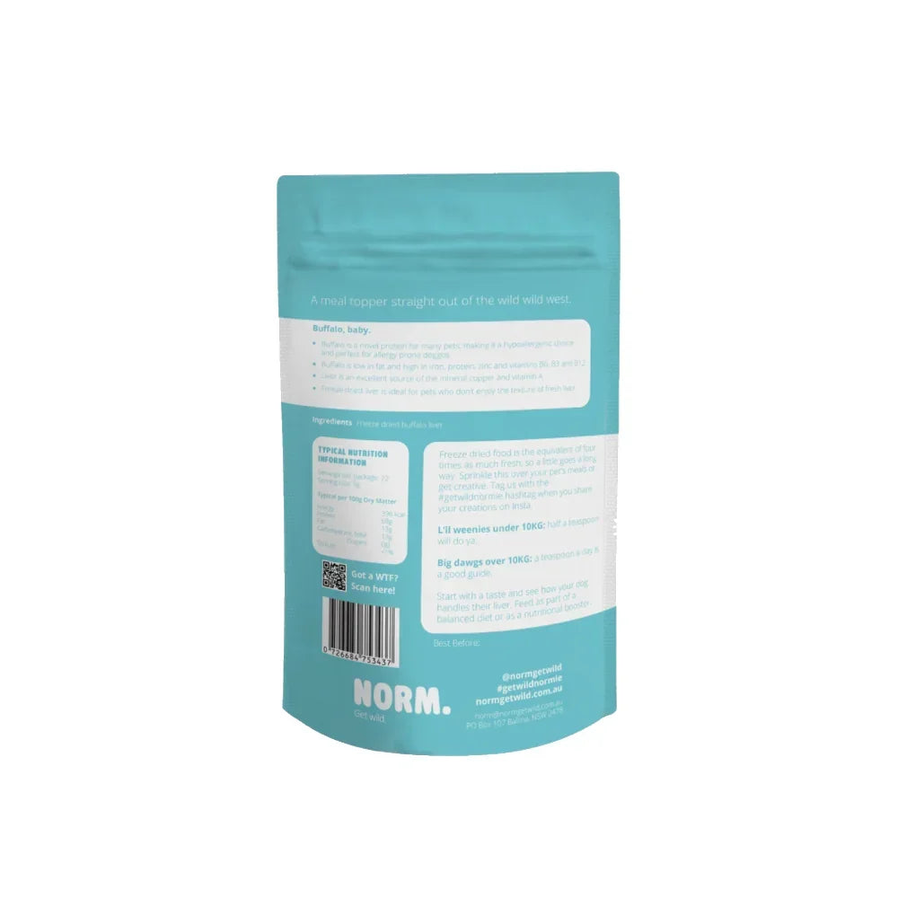 norm topping foie de buffle lyophilisee meal topper