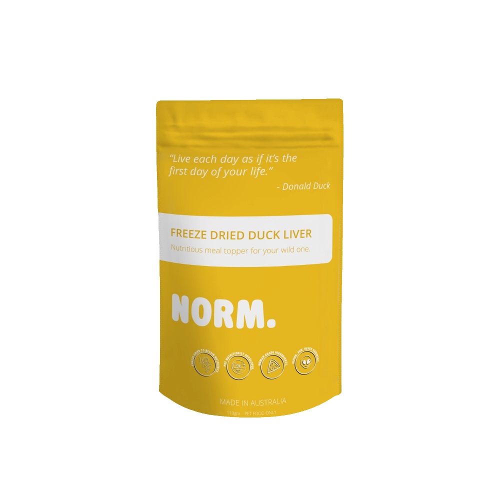 norm topping freeze dried duck liver