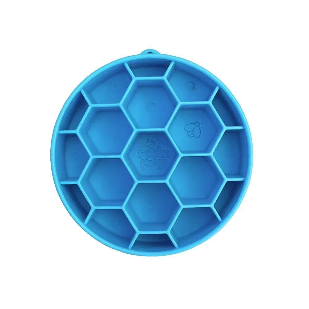 gamelle sodapup pour chiens bleu