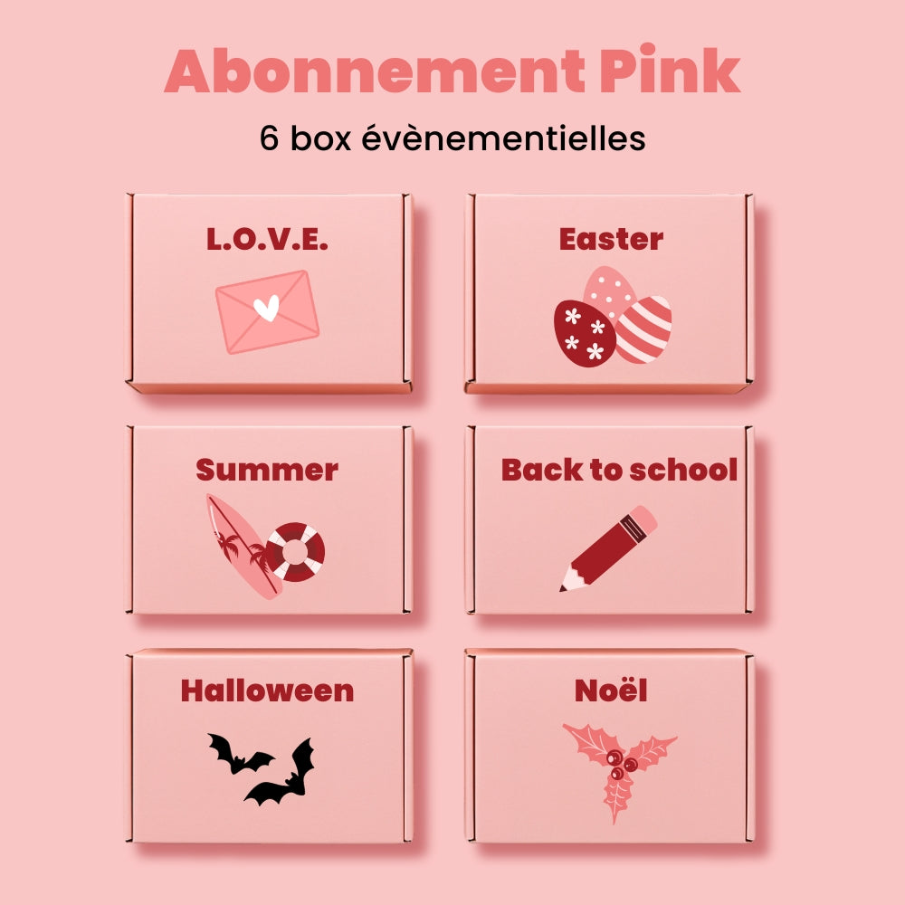 box chien apetstore abonnement pink