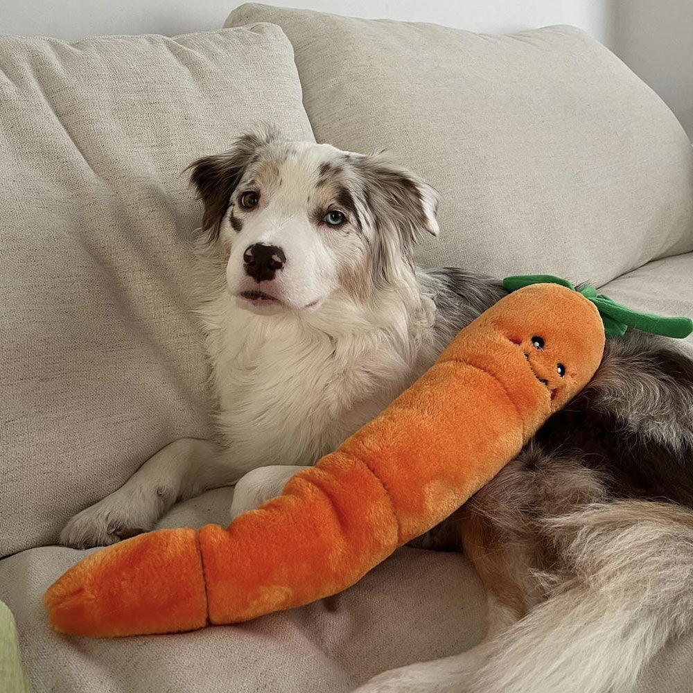 peluche pour chien carotte zippypaws