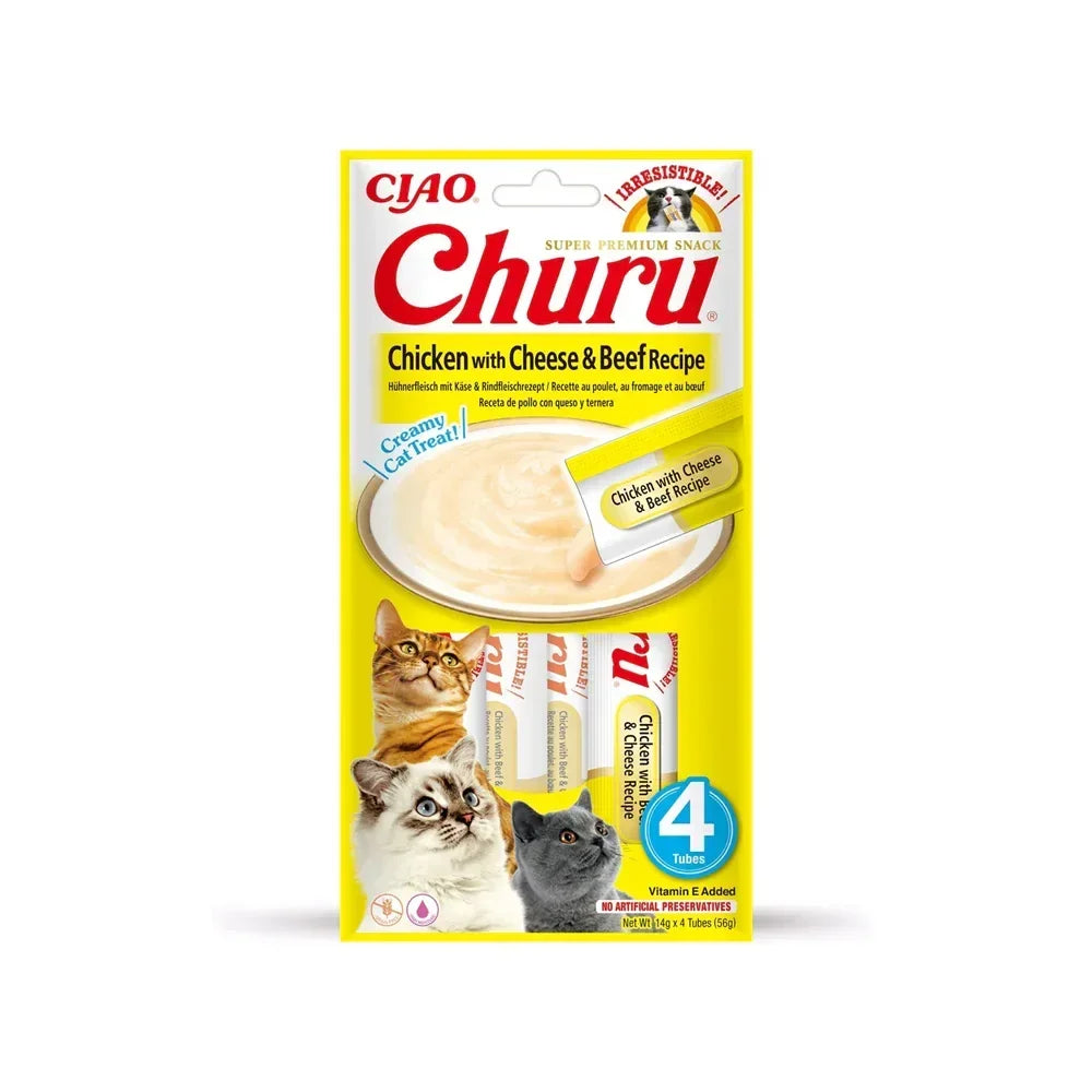 churu poulet boeuf fromage pour chat