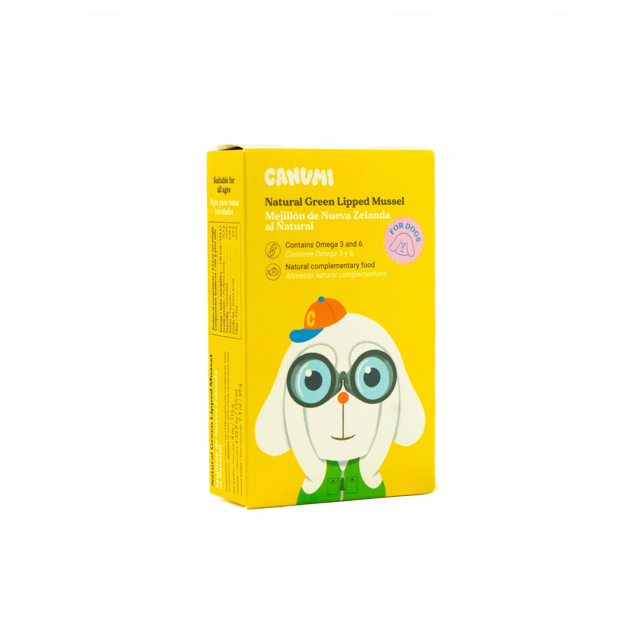 conserve canumi moules vertes pour chien