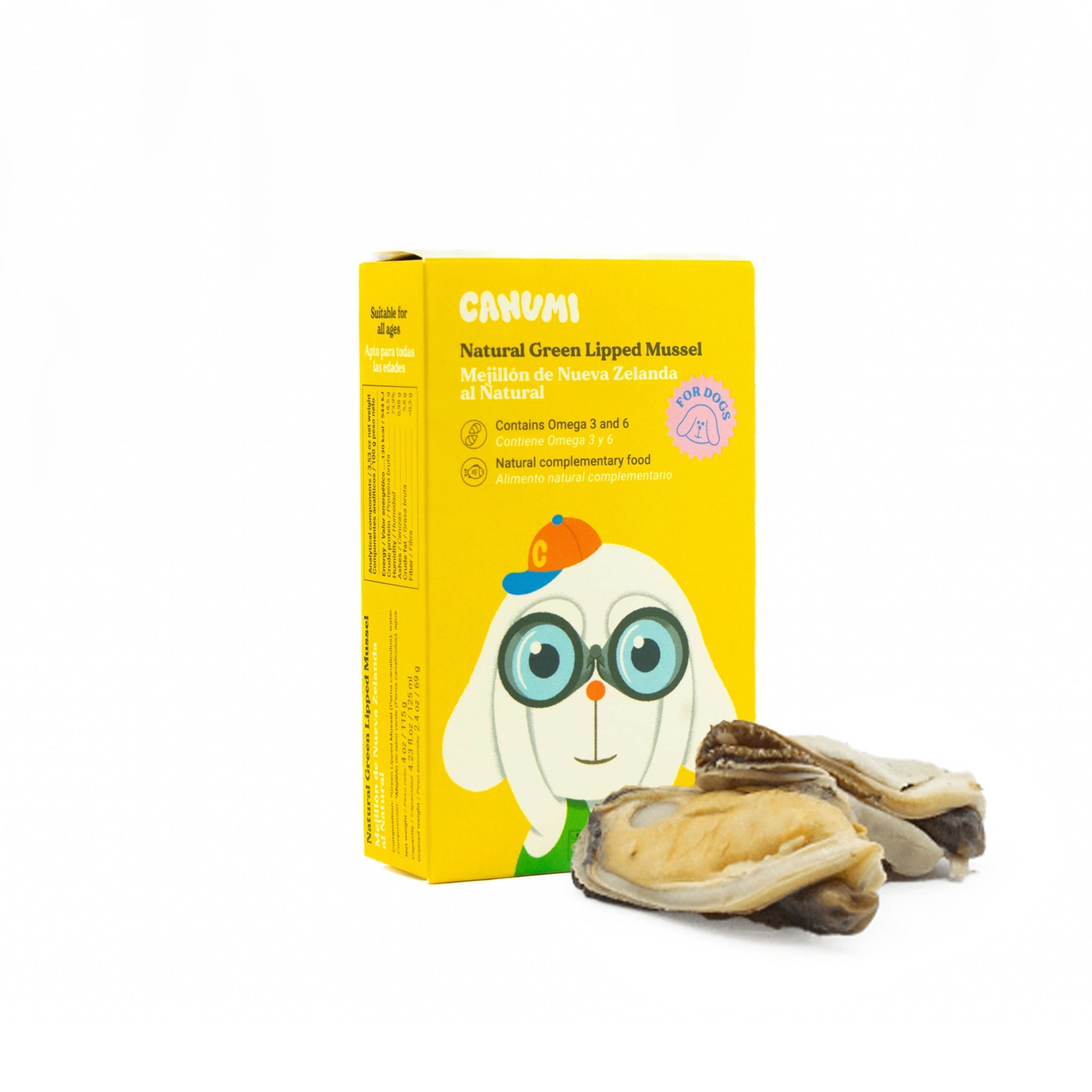 conserve de poisson canumi moules vertes
