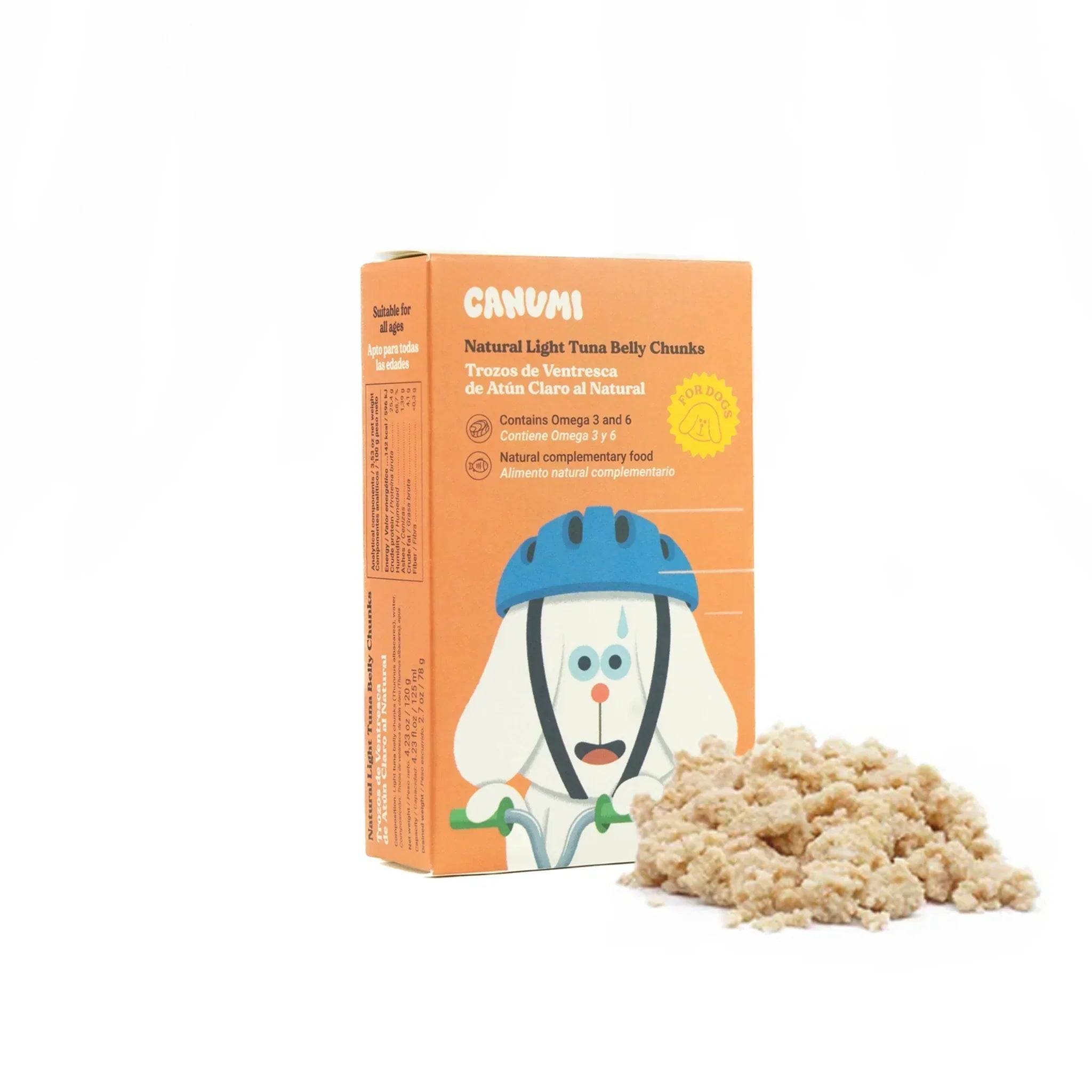 conserve de poisson canumi pour chiens et chats