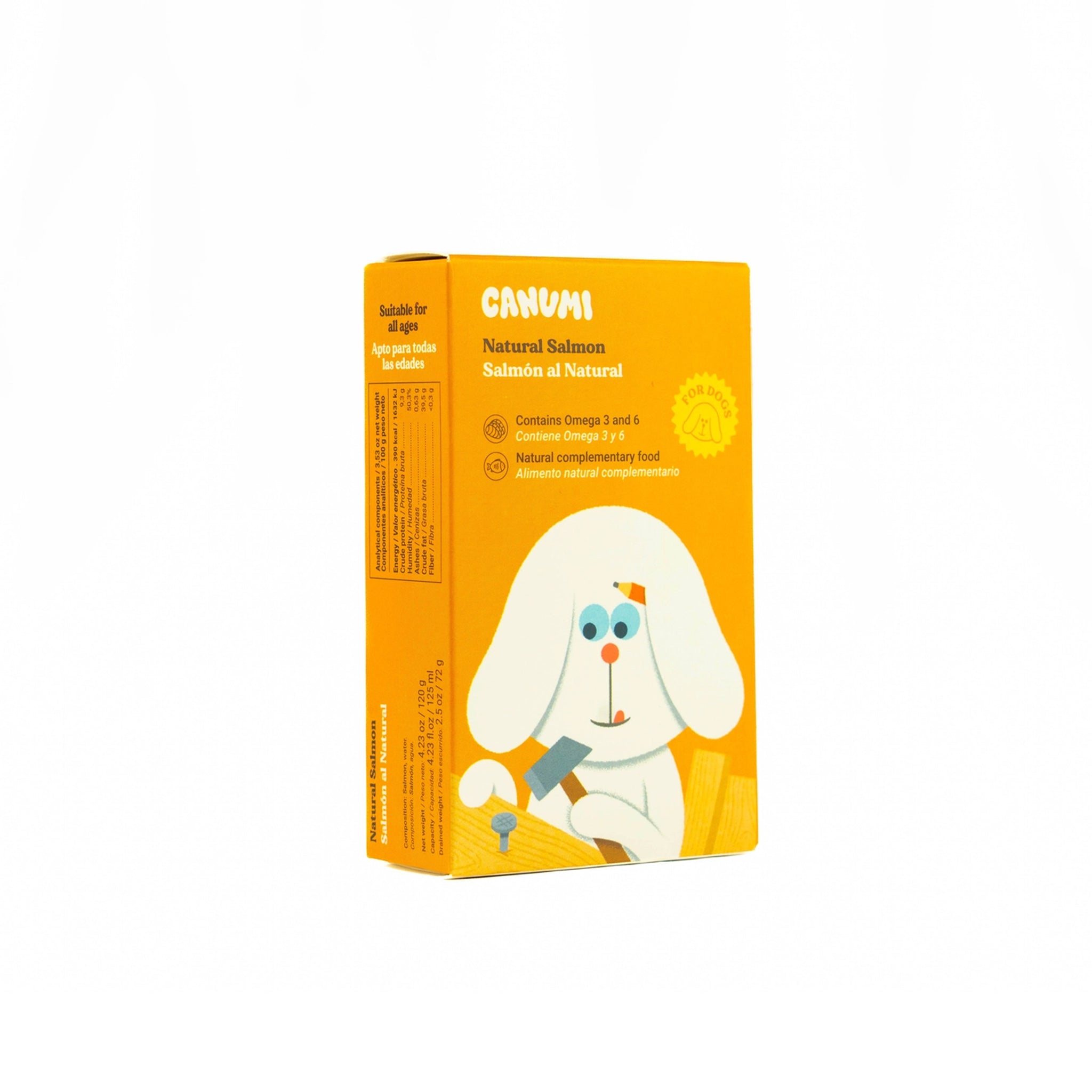 conserve canumi saumon pour chiens et chats