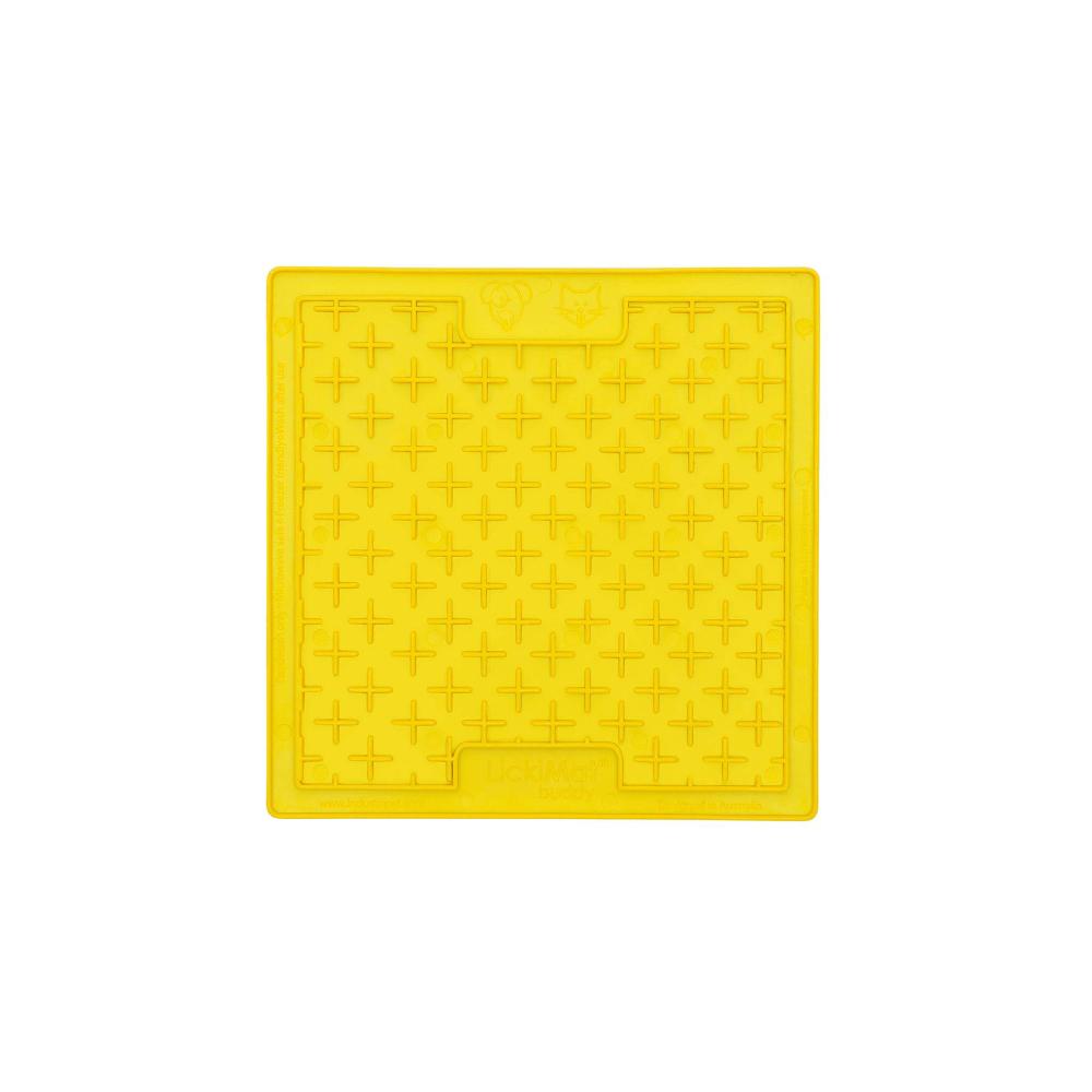 tapis lickimat buddy yellow jaune