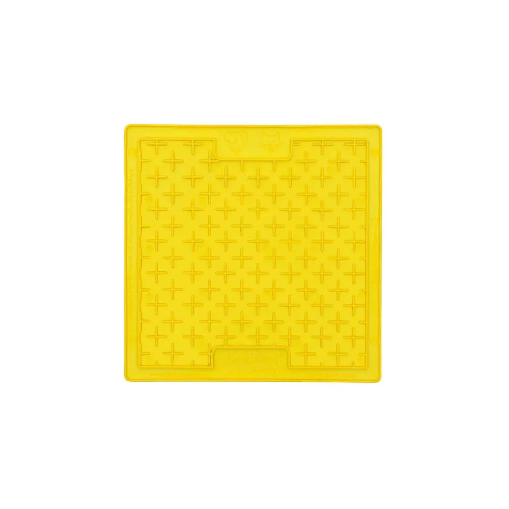 tapis lickimat buddy yellow jaune