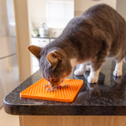 lickimat mini soother orange chat