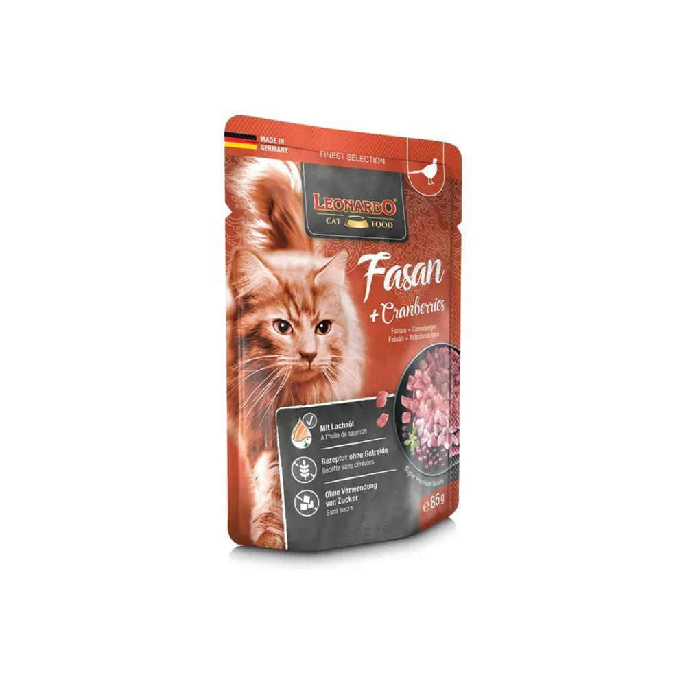 patee pour chat leonardo faisan cannerberges