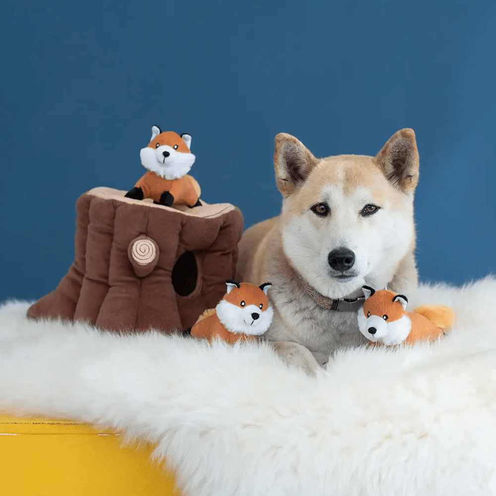 peluche de flair zippy paws renard