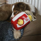 peluche pour chien popcorn