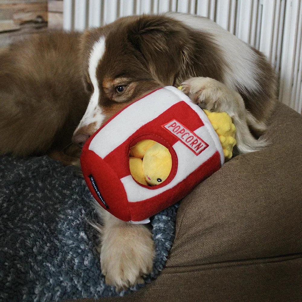peluche pour chien popcorn