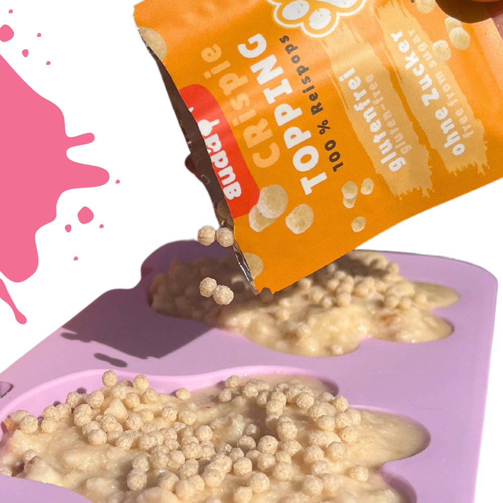 topping pour chien rice crispies