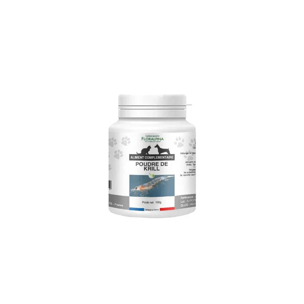 Poudre de krill – 100g - aPETite Store
