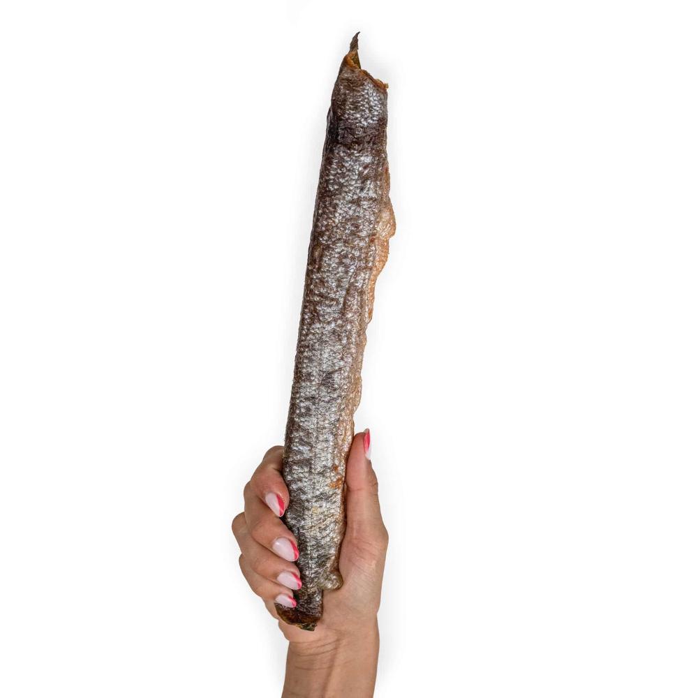 wild salmon skin with meat