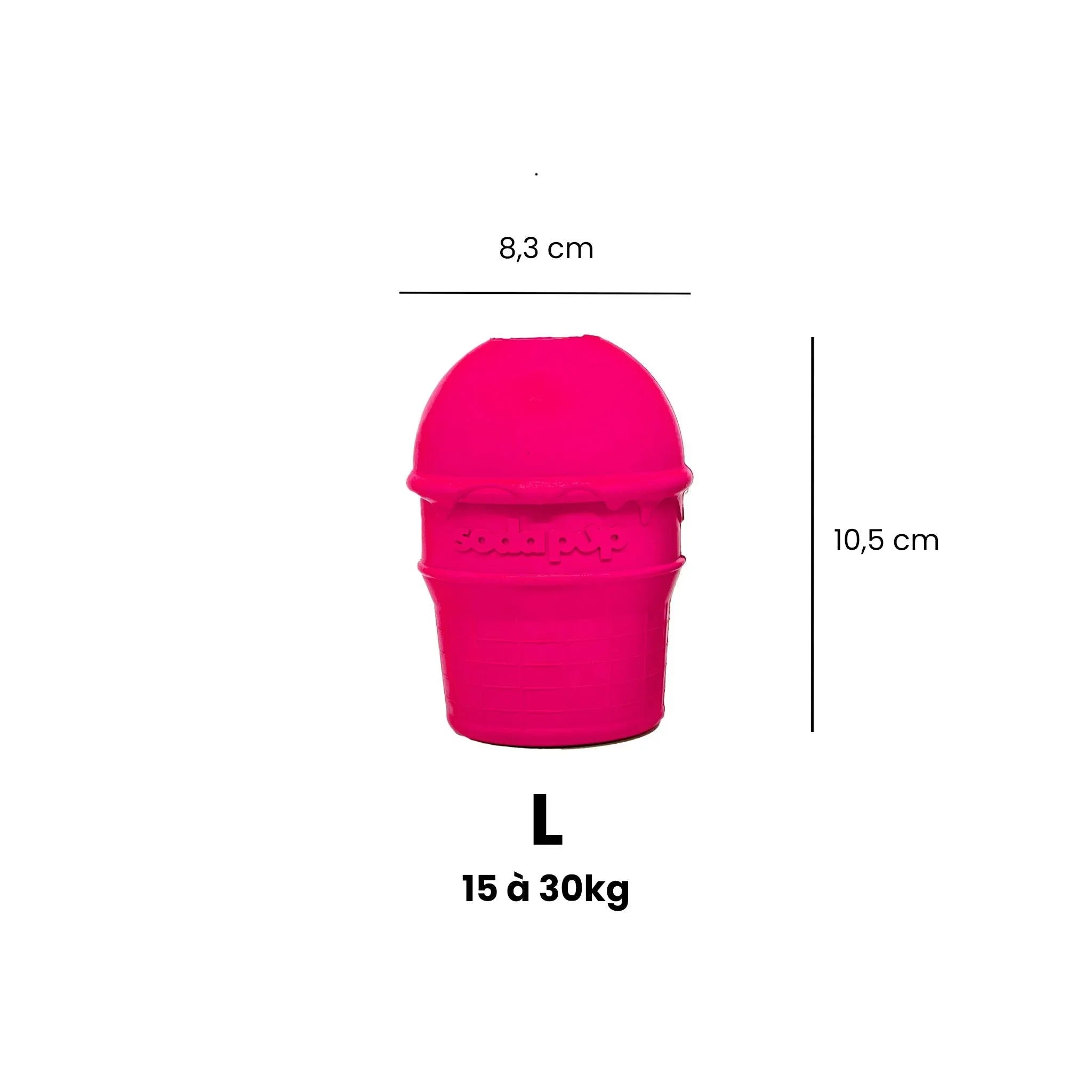 cornet à glace pour chien taille L