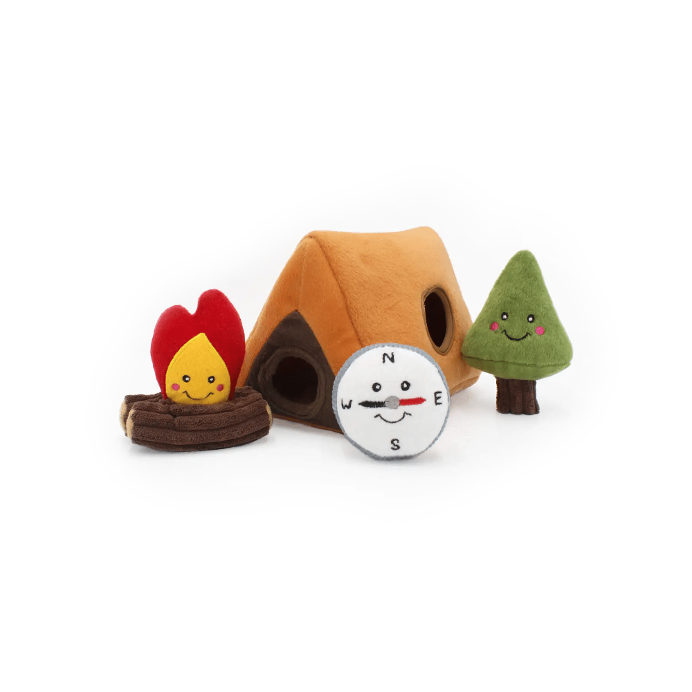 peluche de flair camping tent zippy paws