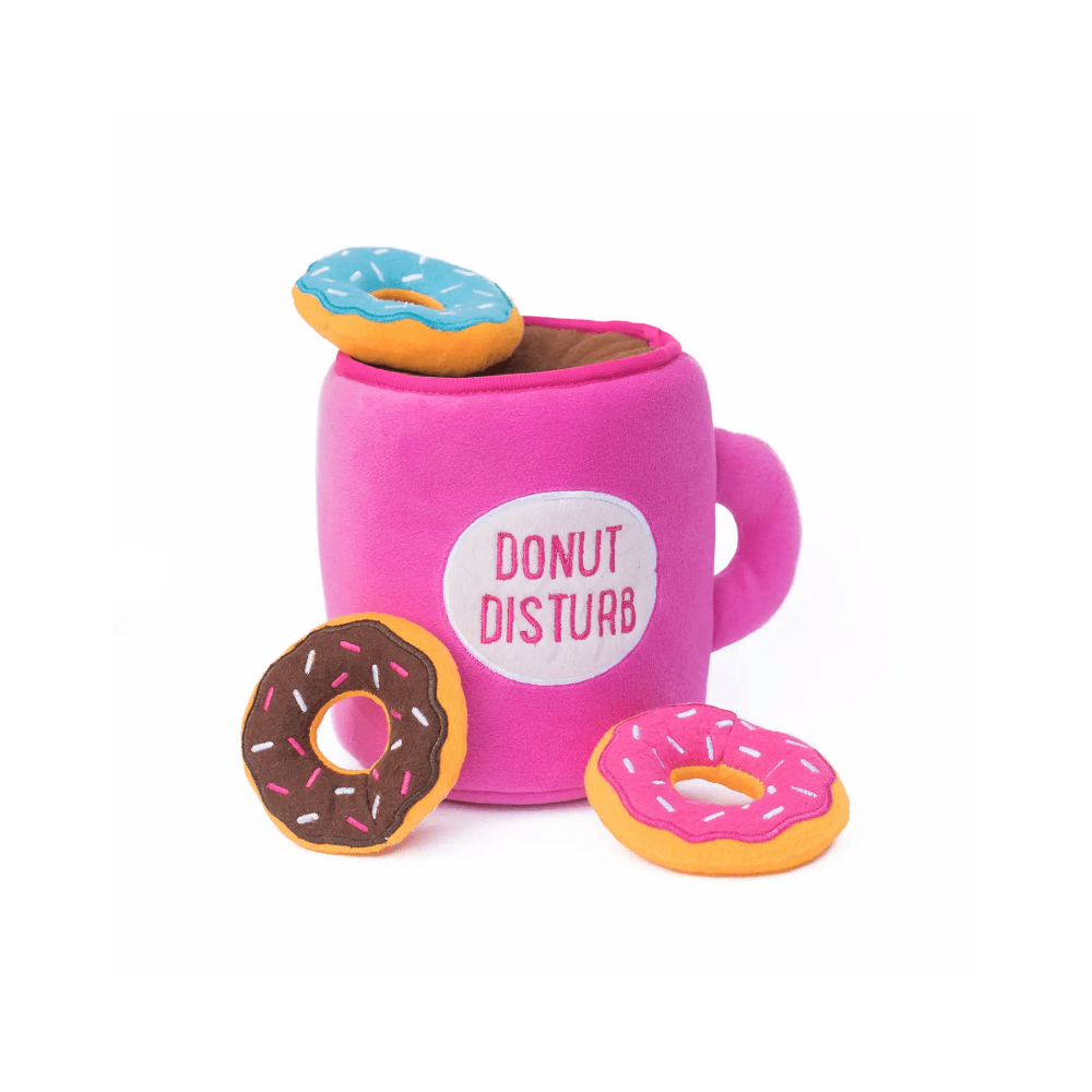 peluche de flair coffee donut zippy paws