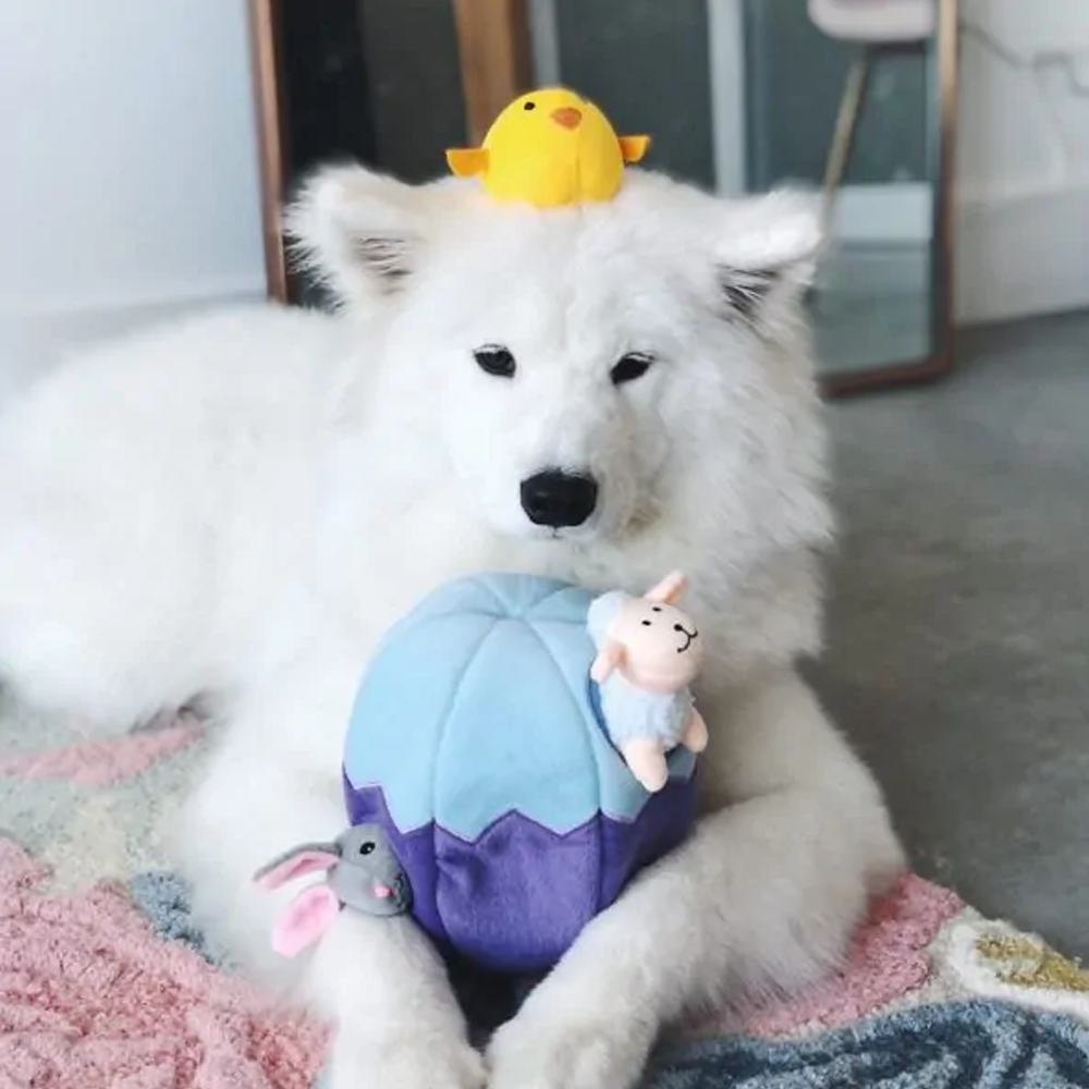 peluche de flair oeuf de paques