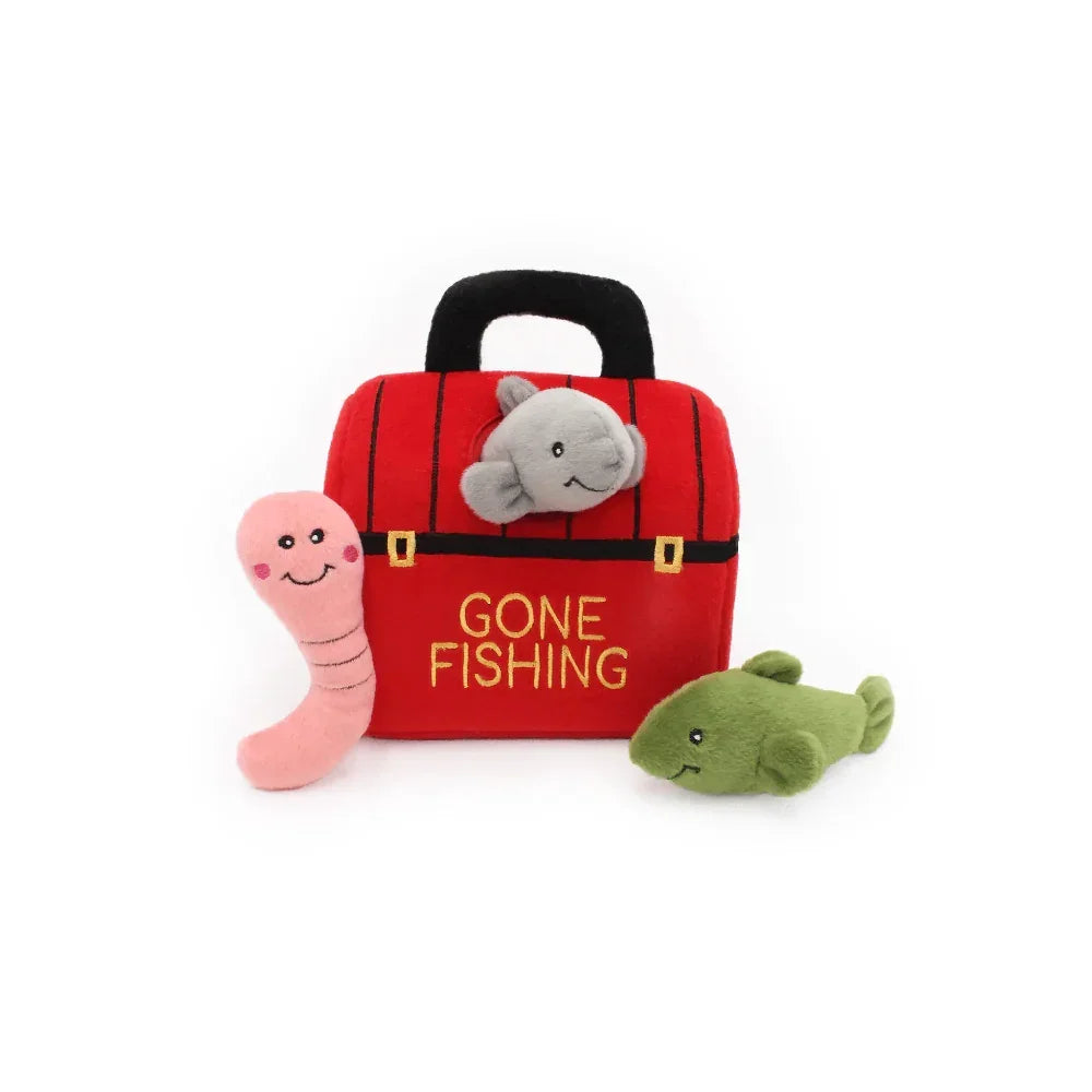 peluche pour chien pêche