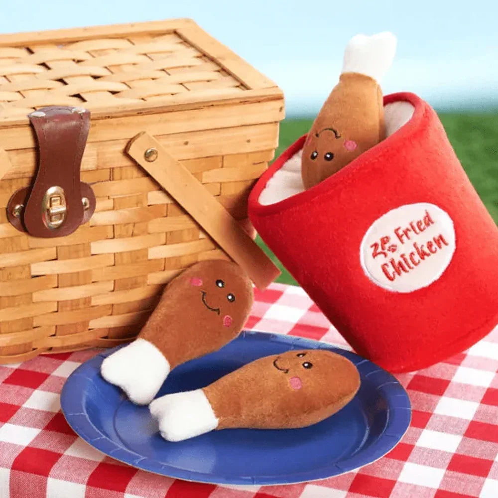 peluche fried chicken pour chien