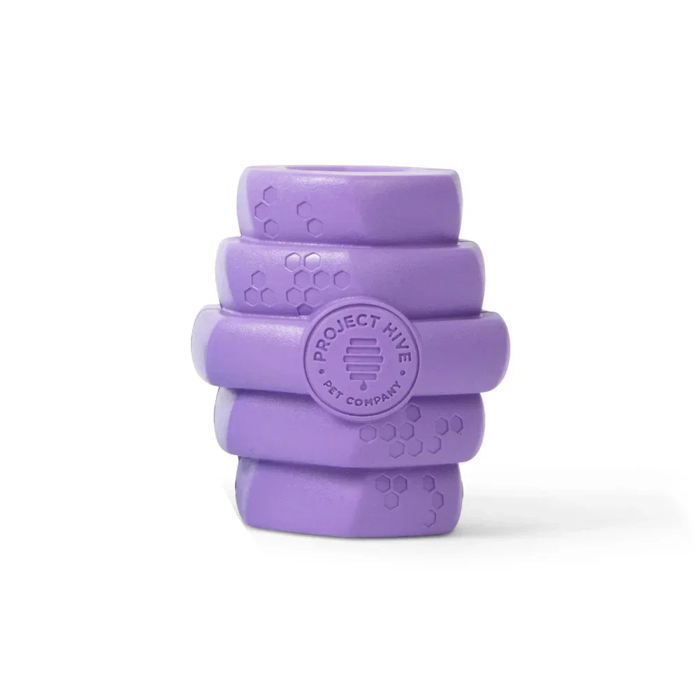 jouet pour chien hive chew scent toy mauve