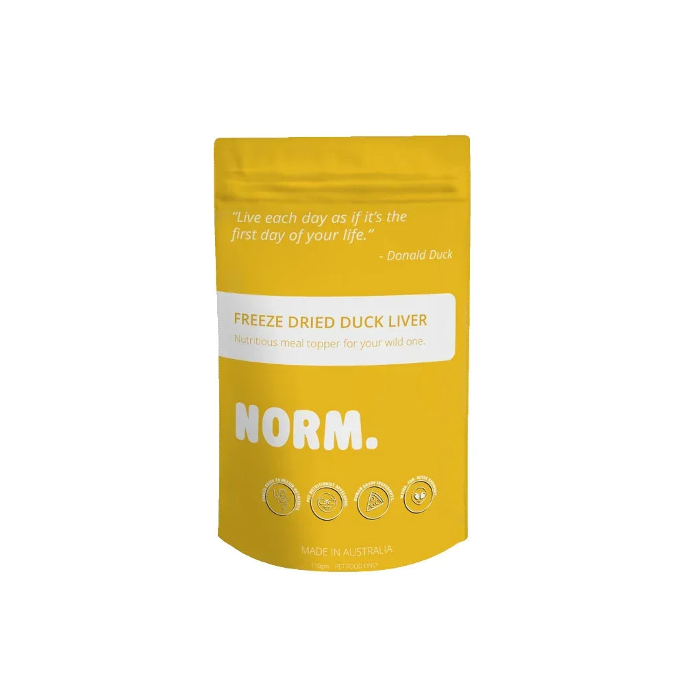 norm topping freeze dried duck liver