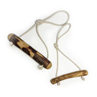 Buffalo horn on rope
