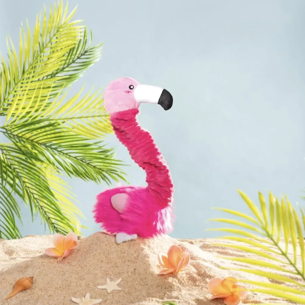Peluche Flamant rose pour chien – Bungie Buddiez Flamingo Zippypaws