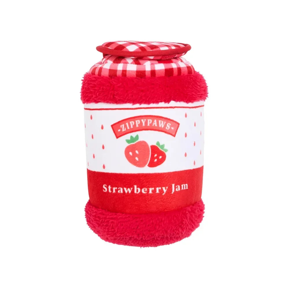 Bungee Burrow Strawberry Jam Zippypaws 🍓 – Jeu de fouille interactif pour chien