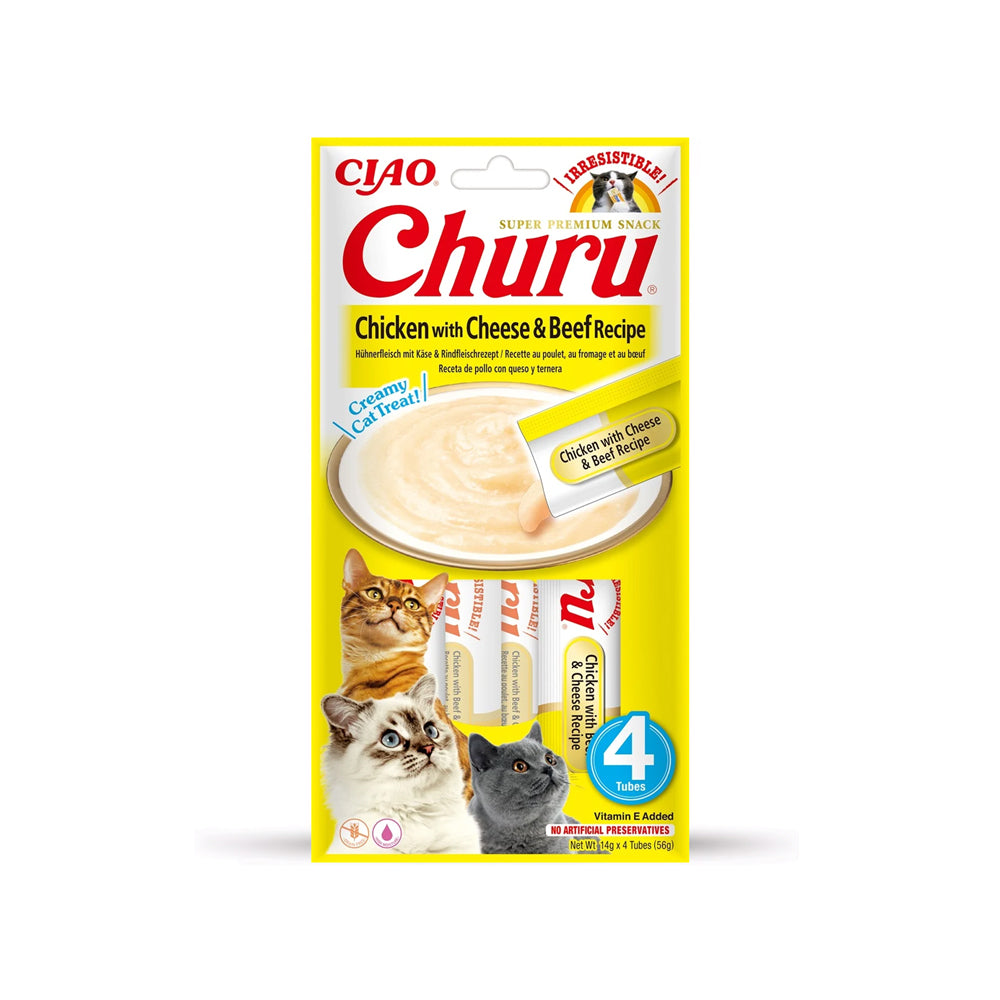 churu poulet boeuf fromage pour chat