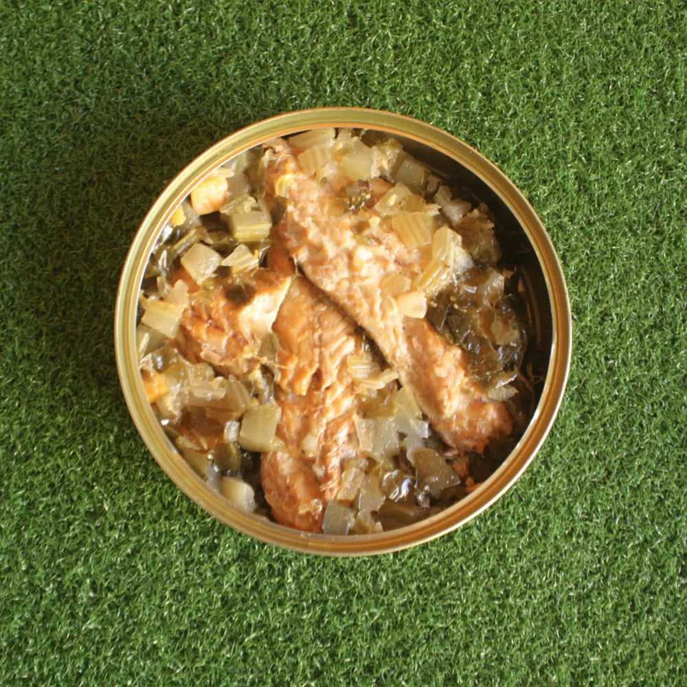 Maquereau aux légumes – Topping pour chien en conserve – Canumi