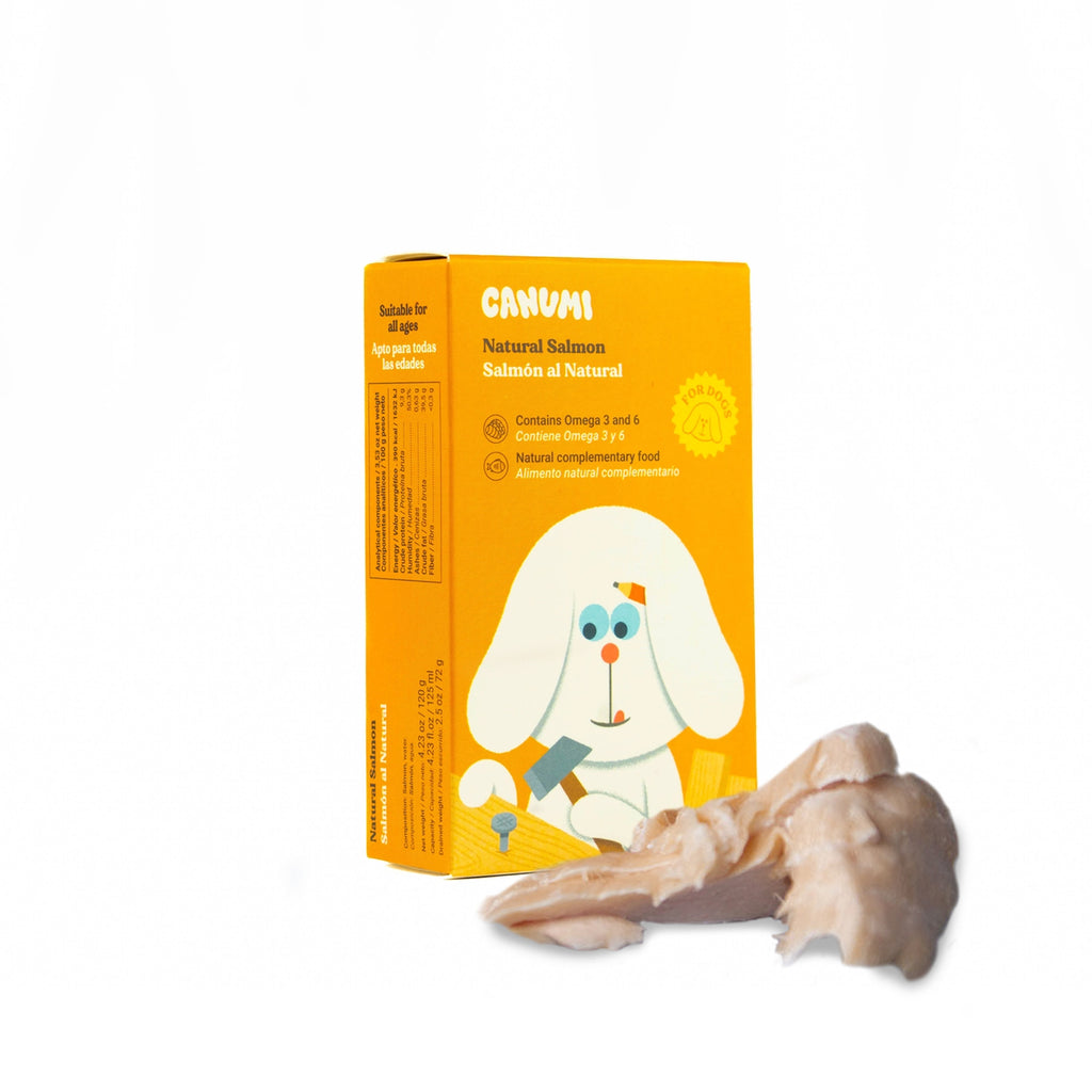 conserve canumi au saumon pour chiens et chats