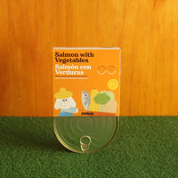 Saumon aux légumes – Topping pour chien en conserve – Canumi