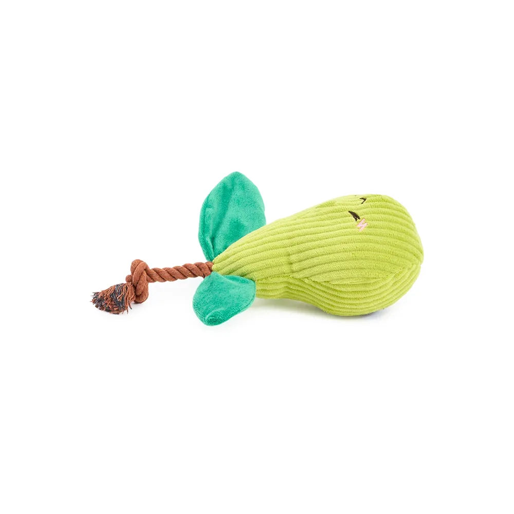 Crinkle Crops Poire – peluche crinkle pour chien ZippyPaws