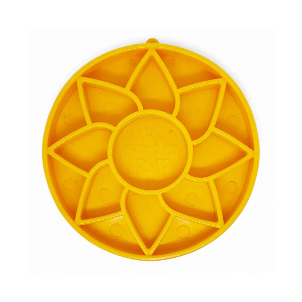 Plateau d'enrichissement anti-glouton Sunflower Softie – Shallow eTray souple pour chien – Sodapup