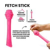 Hive Scent Fetch Stick – Bâton à lancer et à remplir – Jouet flottant parfumé pour chiens