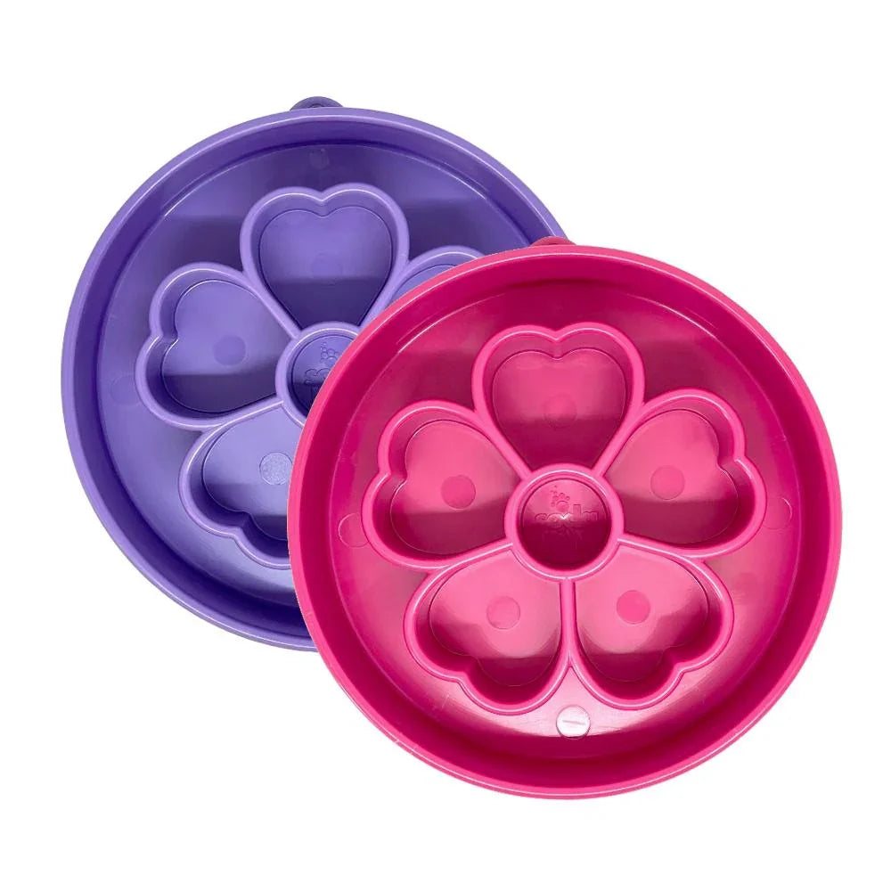gamelle anti-glouton pour chiens ebowl flower sodapup