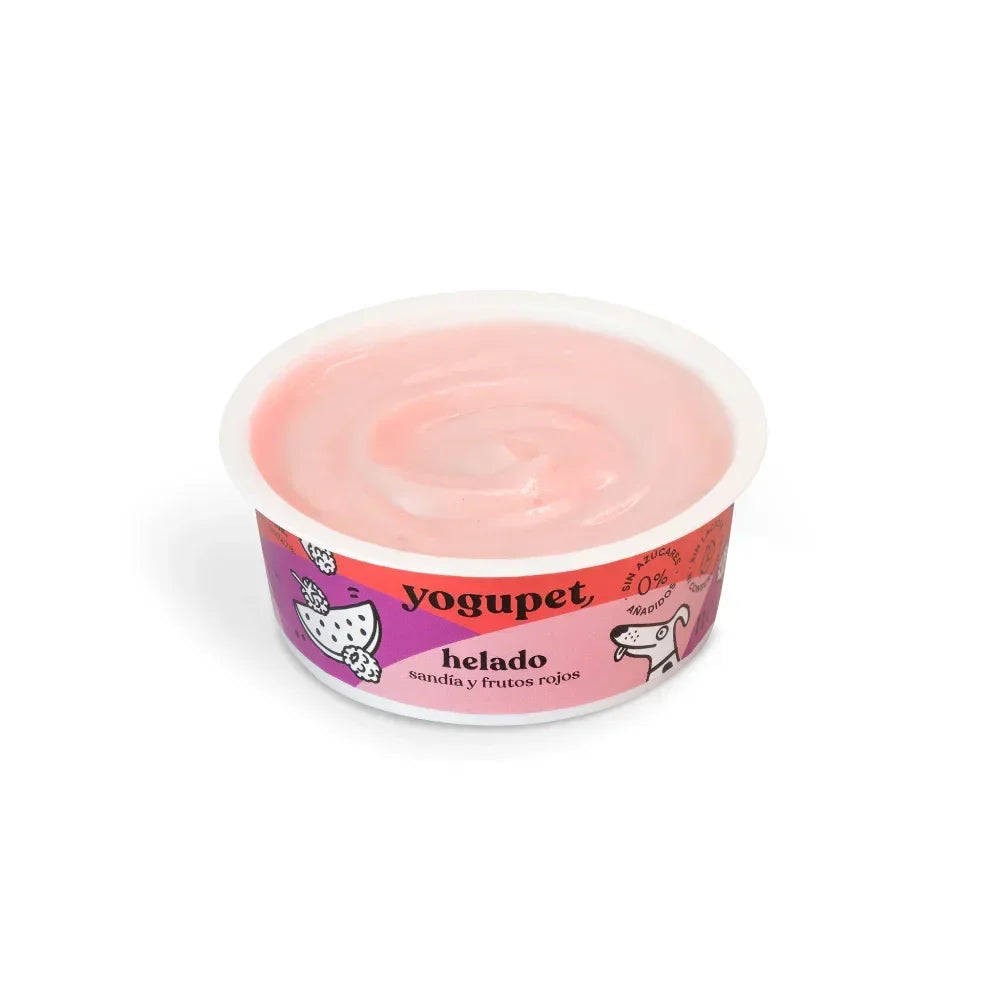 Crème à glacer pasteurisées sans lactose pour chiens et chats 🍦🍉🍓🍏🍐🥝🥥🍍🍌 – Yogupet – 110g
