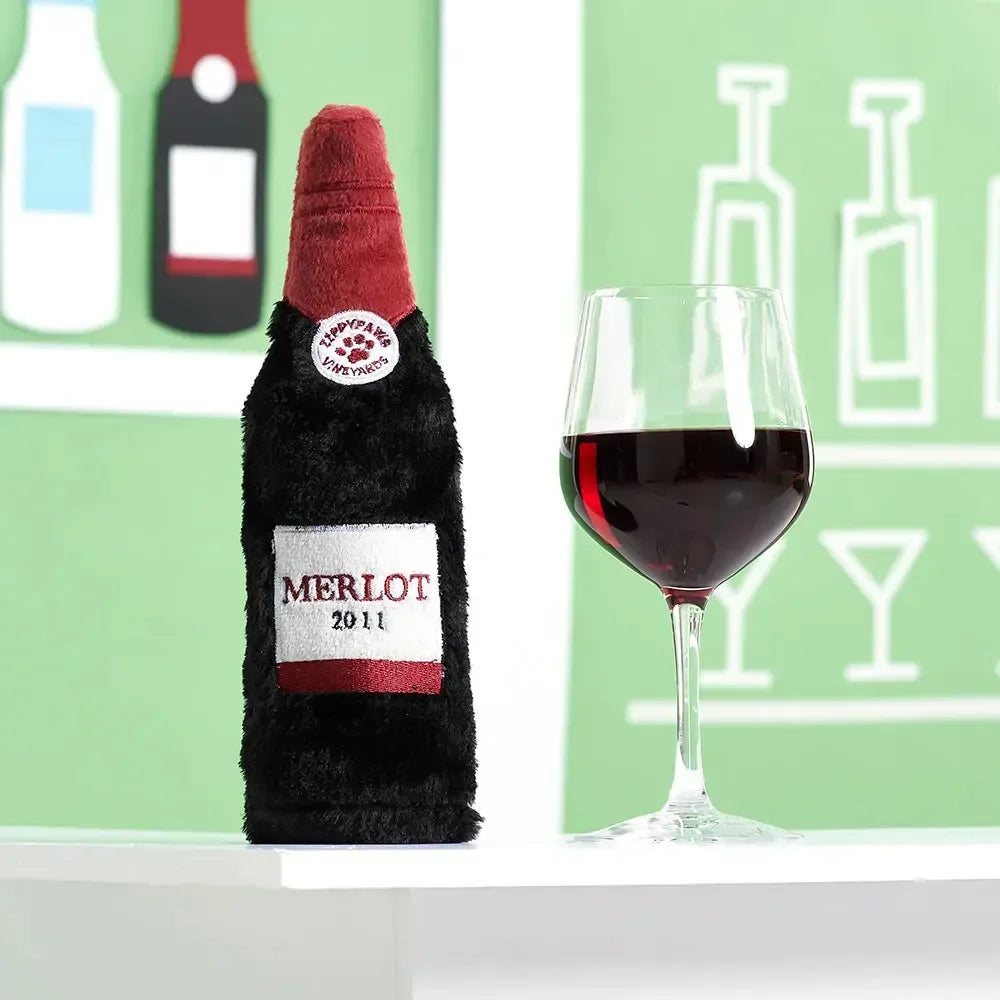 Peluche Merlot pour chien 🍷 – Happy Hour Crusherz – ZippyPaws