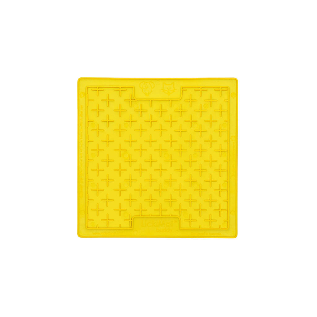 tapis lickimat buddy yellow jaune