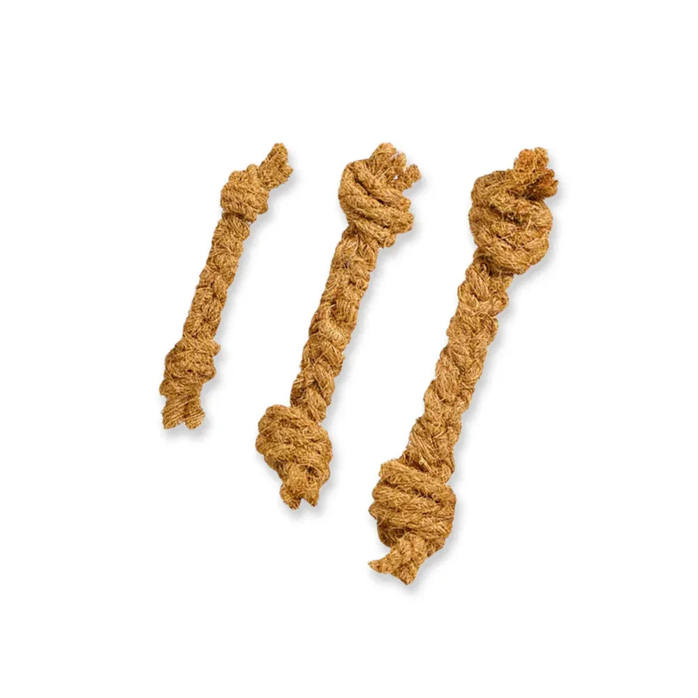 Os en corde de coco pour chien – Mastication longue 100% végétale