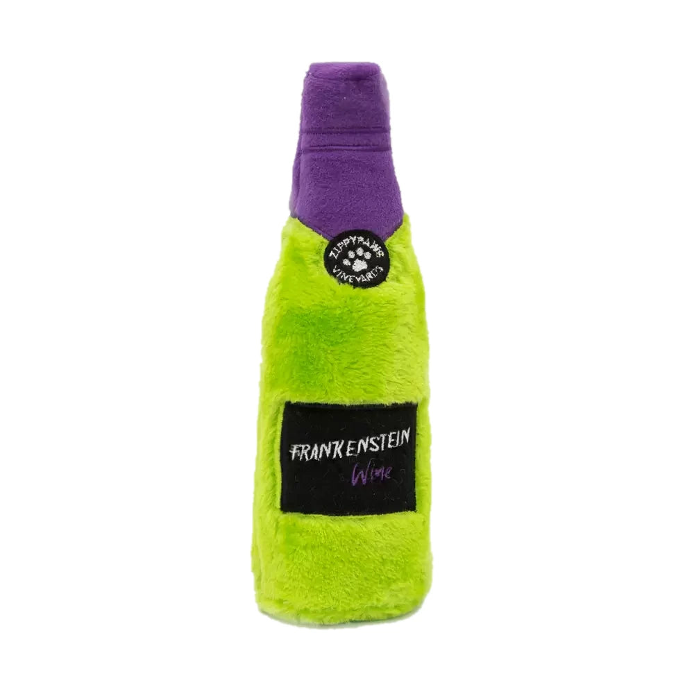 Peluche Frankenstein Wine – Jouet pour chien – Happy Hour Crusherz® ZippyPaws
