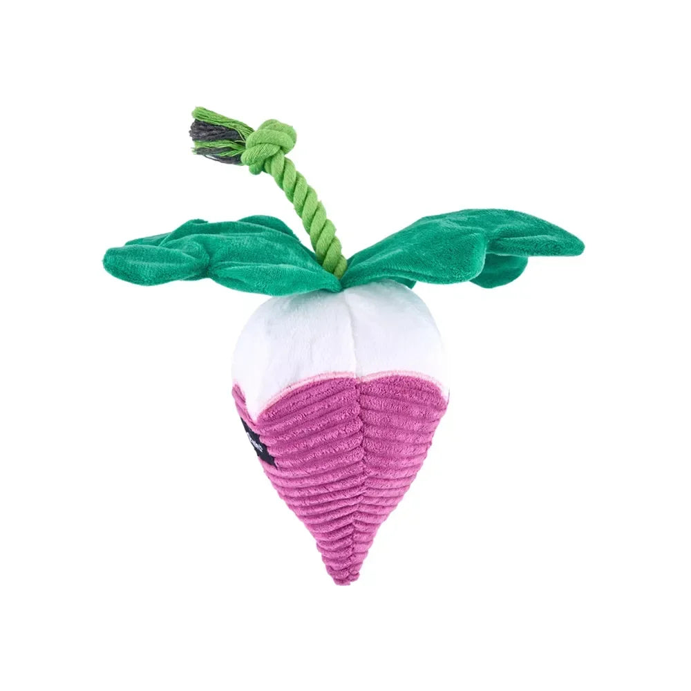 Crinkle Crops Radis – Peluche pour chien Zippy Paws